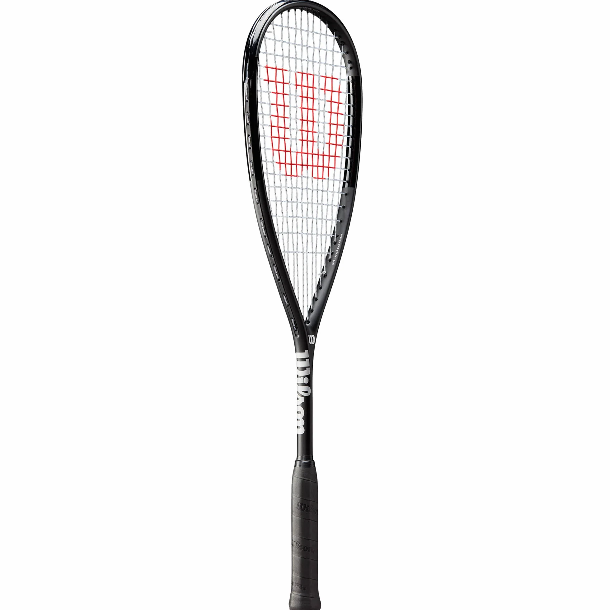 Wilson Squash Racchetta Pro Staff Team, Unisex, Manico Pesante, Nero, WR031010H0