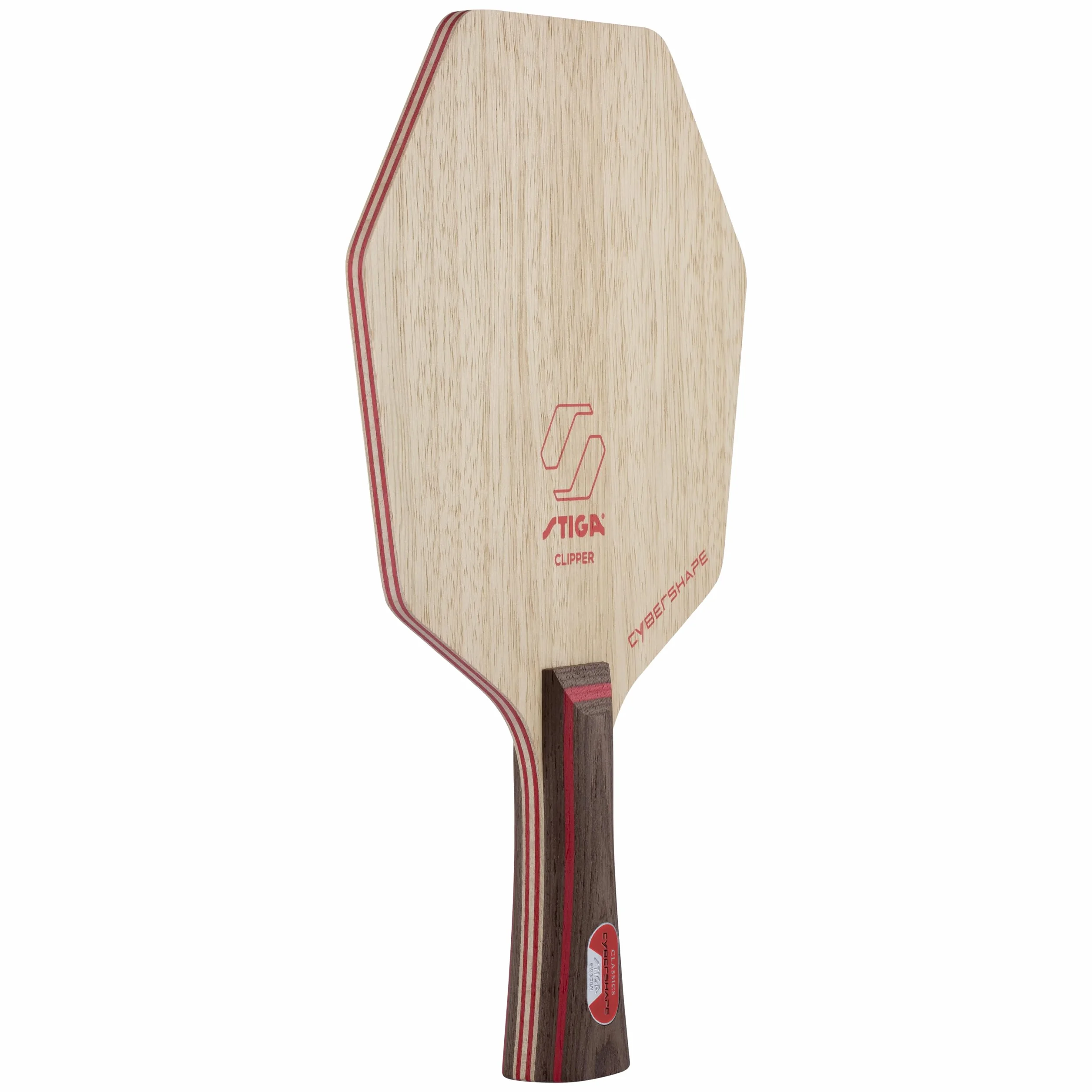STIGA Cybershape - Lama da ping pong Clipper, lama in legno veloce offensiva per giocatori esperti