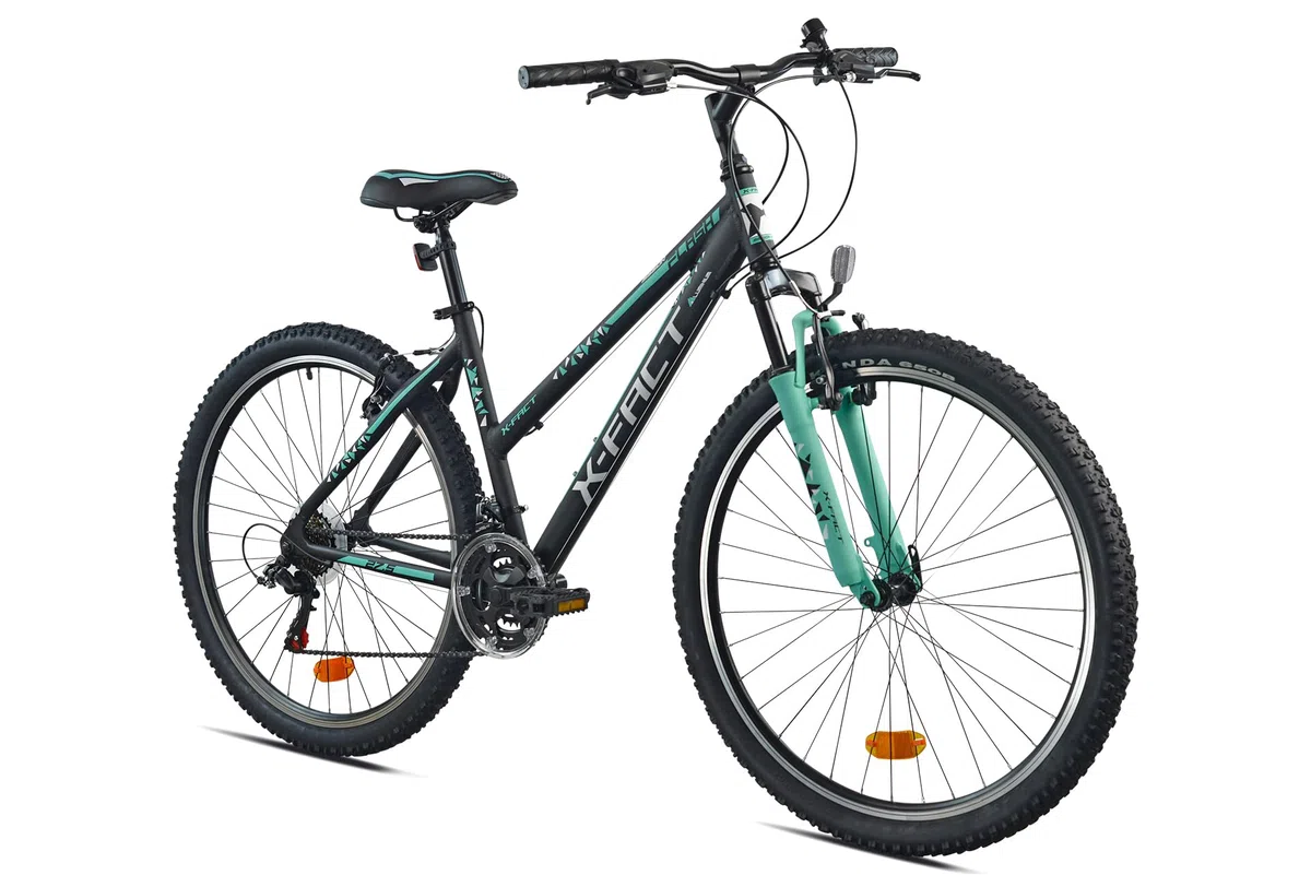 Flash, MTB 27.5" Donna, Nero/Verde
