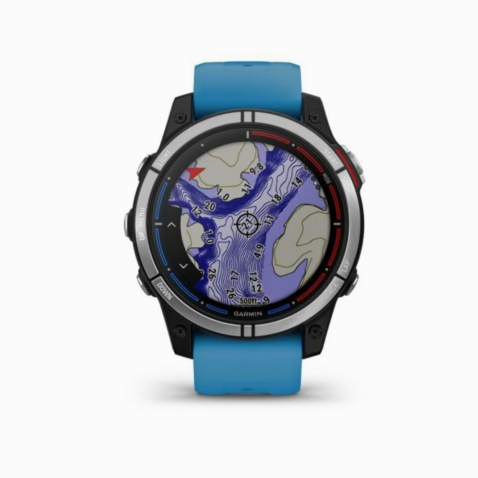 Garmin quatix® 7 Standard Edition, Marine GPS Smartwatch, orologio durevole con carte costiere e mappe dell'entroterra