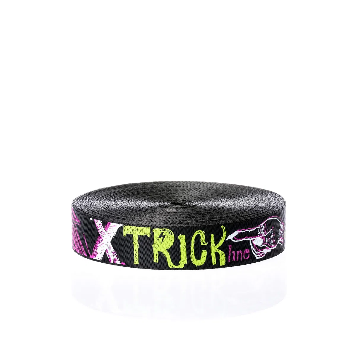 TWSB3 - Trickline Module TRICK per Salti, Camminata e Freestyle - Fettuccia Poliestere Armatura Elastica Stampa PRO-Grip – No Cricchetti - Lunghezza 30m
