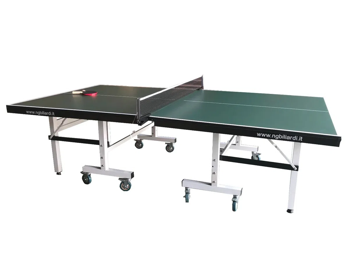 NG Biliardi Tavolo da Ping Pong Smash Interno (Verde) 274x152,5x76 cm