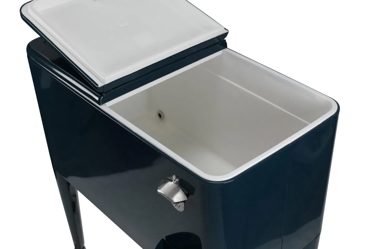 Kailua Cooler - Frigorifero per bevande - scatola di raffreddamento - Box Frigo - Frigo Portatile - Carrello Portabevande - Carrello Mobile Bar - refrigerator