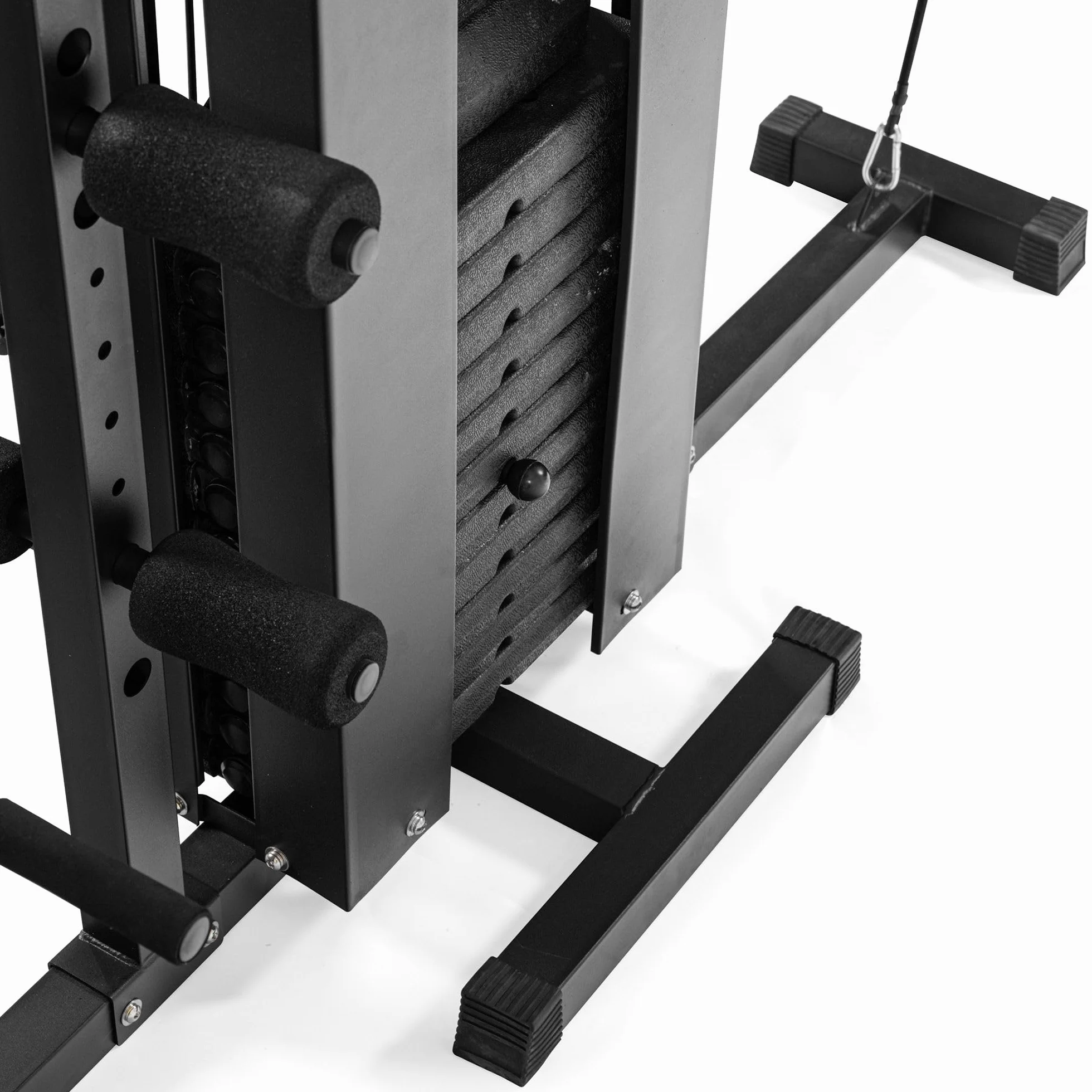 Dione HG5 - Stazione fitness, palestra multifunzionale con sacco da boxe, con 65 kg di pesi incusi, espandibile fino a 100 kg, homegym