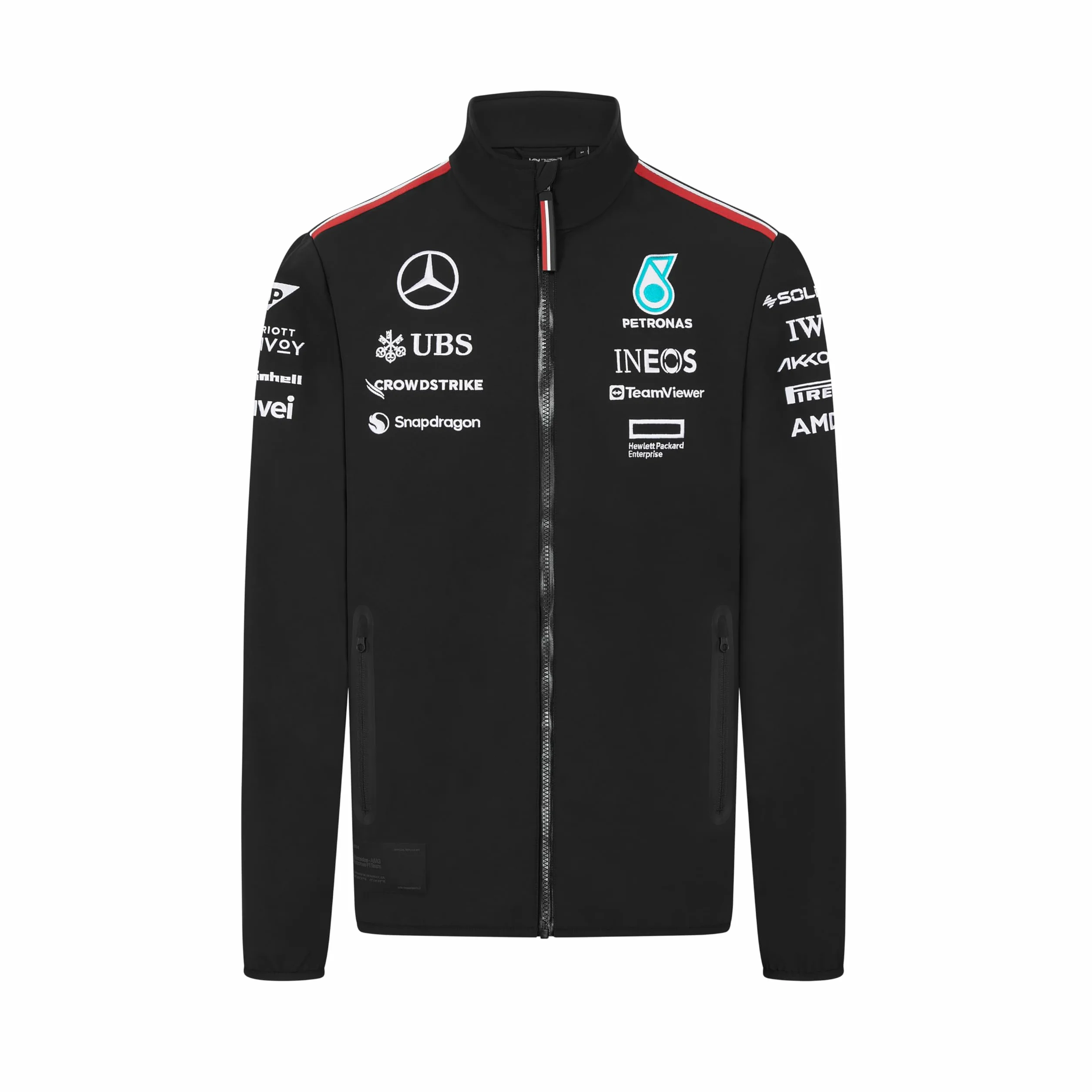 Mercedes AMG Petronas F1 Uomo 2024 Team Giacca softshell - Nero - Taglia: XL