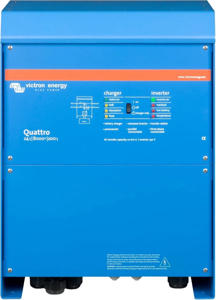 VICTRON_ENERGY INVERSOR - CARGADOR Quattro 24/8000/200-100/10