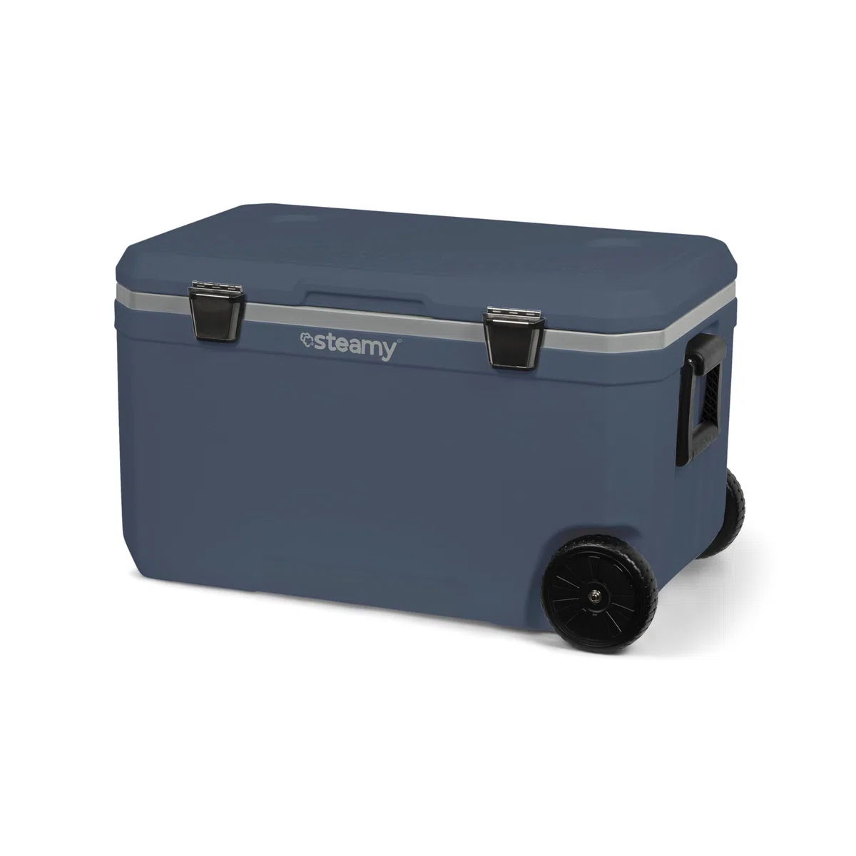 Steamy Cool 70 Frigoriferi portatile passivo con ruote, 70 Litri, Blu