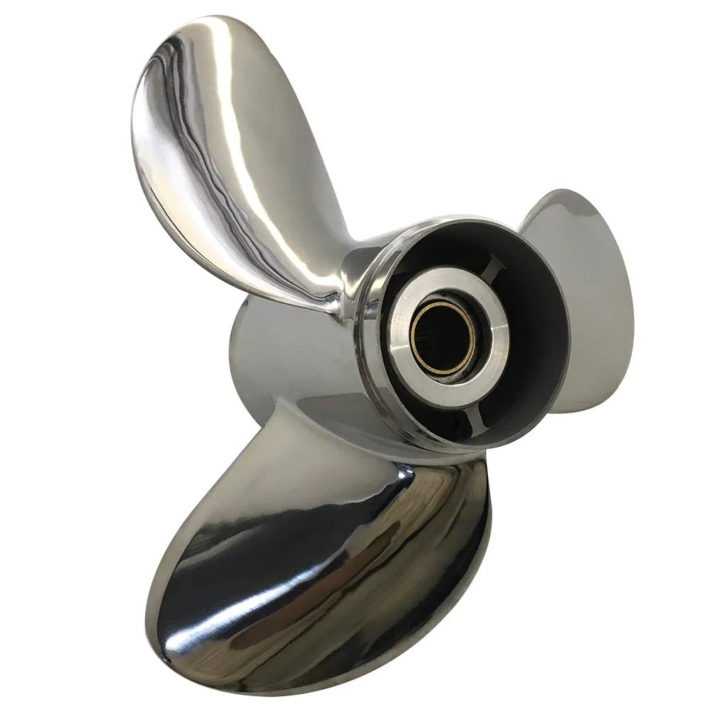 Elica 35-65HP 11X15 In Acciaio Inox Elica 13 Denti SS Prop per Suzuki Fuoribordo