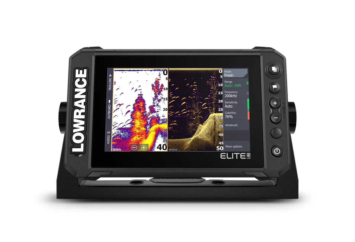 Lowrance Elite FS 7 Fish Finder con trasduttore HDI, precaricato C-MAP Contour+ Grafici