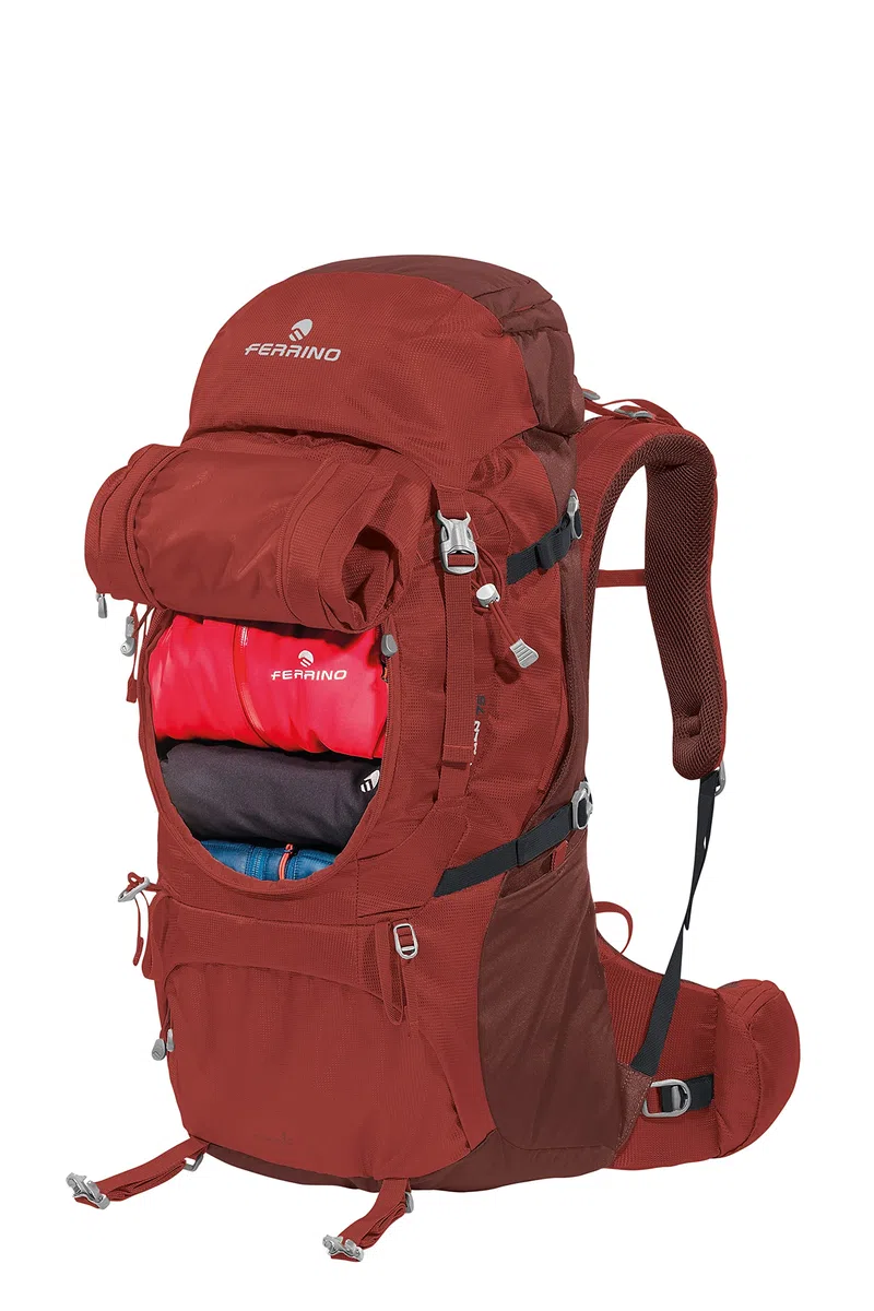 Ferrino, Zaino Transalp 75 l, Rosso, Unisex