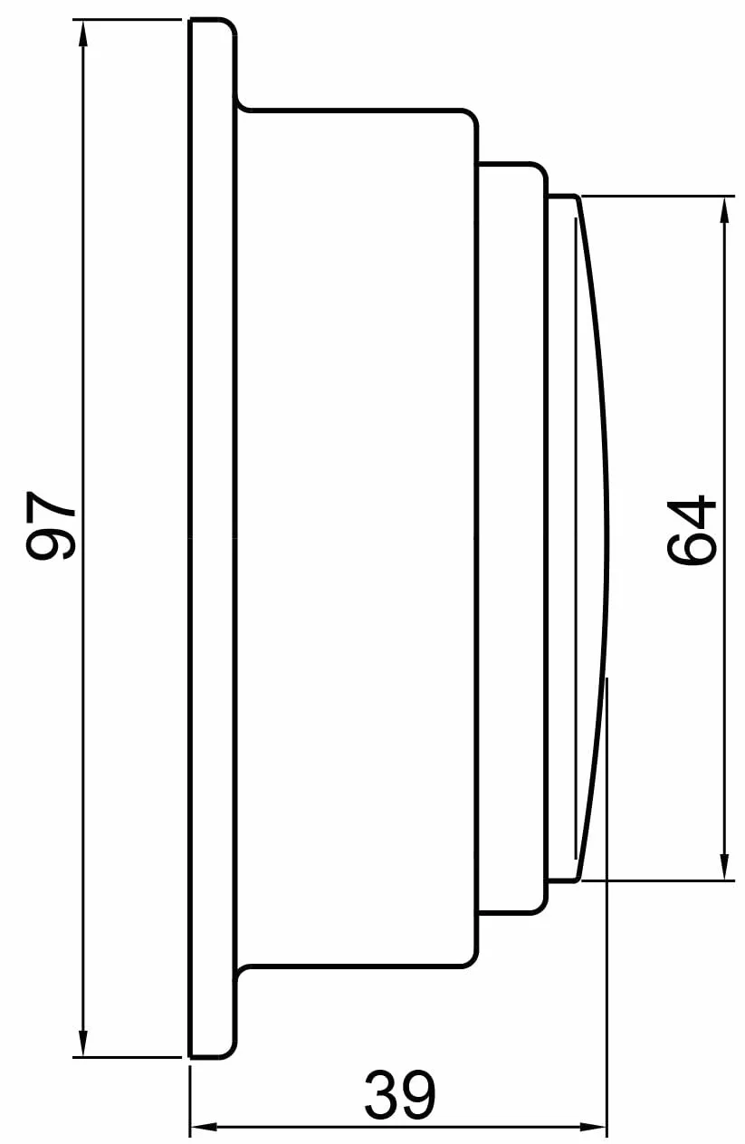 DELITE Altitude Barometro 95 mm 842b