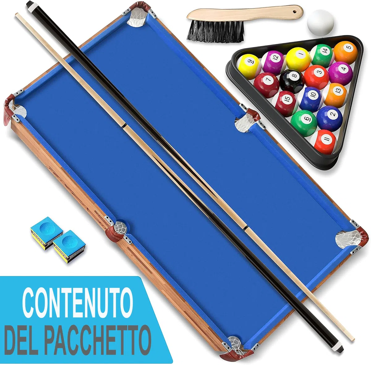 SereneLife Tavola da Calcio Balilla a Grandezza Naturale, Calcio con Palla Set per la Casa, Calcio Balilla Professionale, Design Moderno e Robusto.