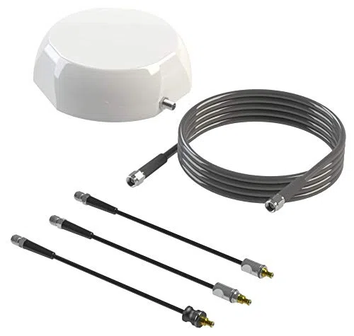 Thuraya - Antenna passiva mobile, omnidirezionale, ad alto guadagno, Satcom, design robusto, montaggio facile, nautico, uso del veicolo (cavo da 5 m)