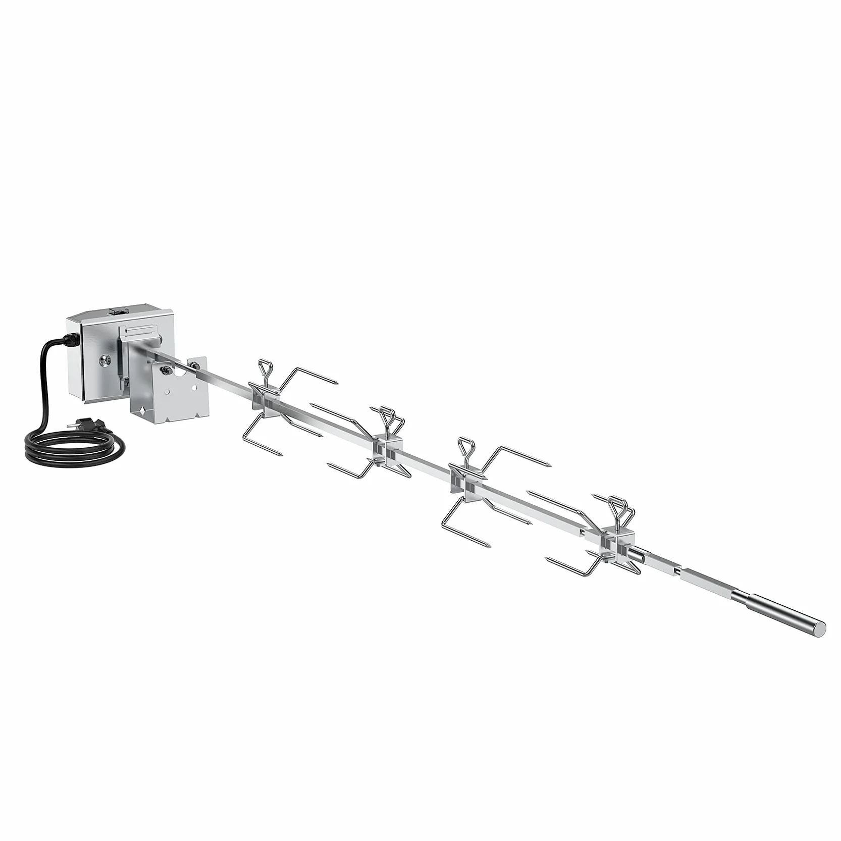 Onlyfire in acciaio inox Grill Girarrosto kit adatto per Weber 7653 uso con Weber Genesis II 400& 600 serie e Genesi II LX 4 & 6 bruciatori griglie