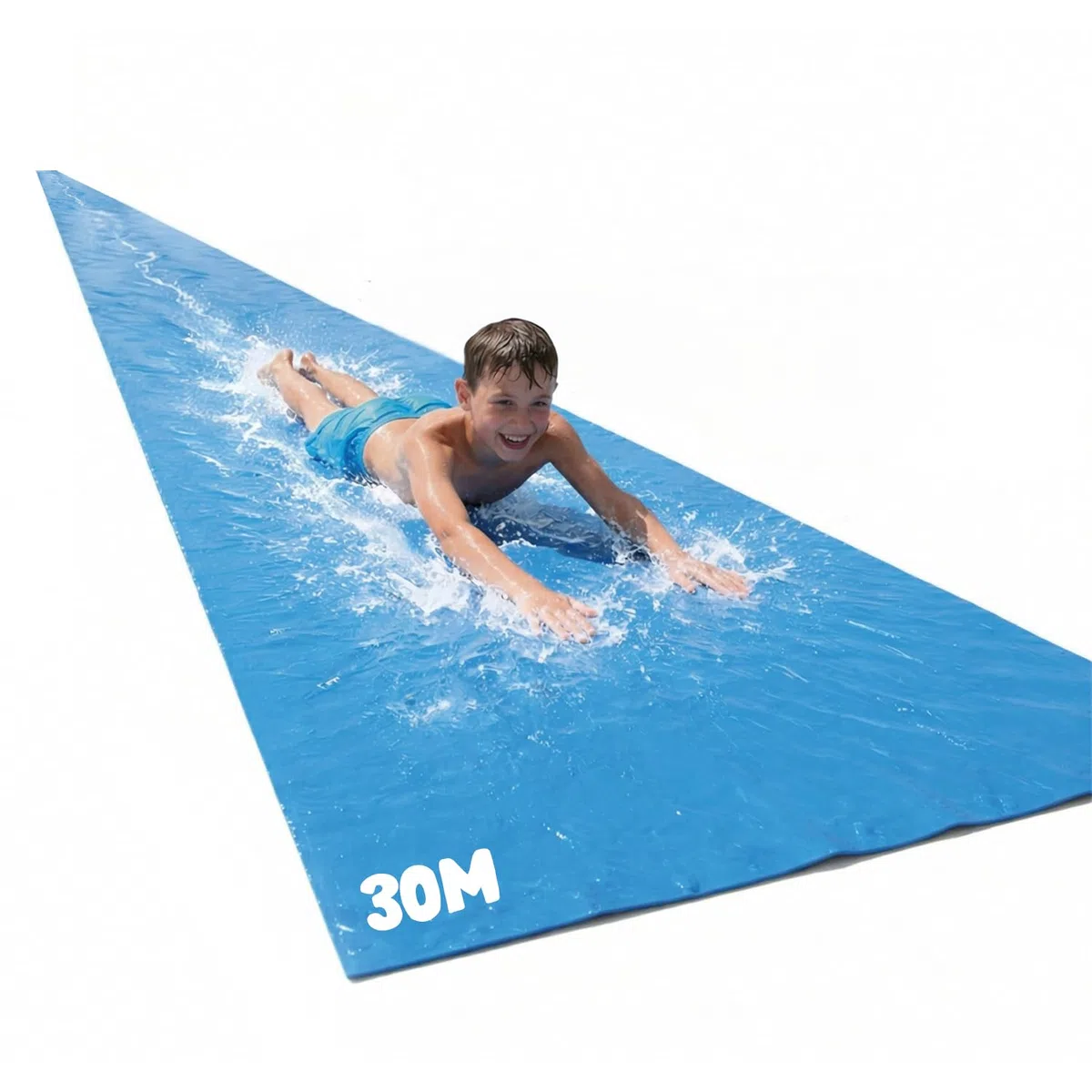 Maxi Giant Slip And Slide Ufficiale XXXXXL | 30 Metri di planata | Triple | Tappetino Scorrevole di qualità Premium | Slittino più Veloce | Scivolo d'Acqua più Forte | OriginalCup