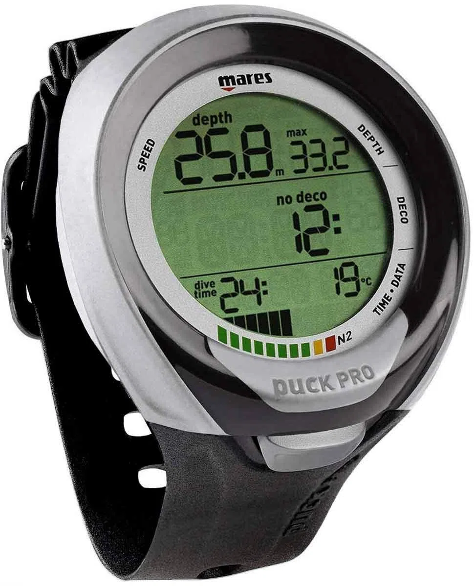 Mares Computer da immersione Puck Pro Plus (fascia grigia/nera)