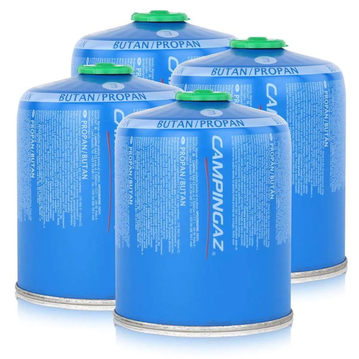 Campingaz CV 470 Plus, 4 cartucce a gas, per stufe da campeggio Campingaz a valvola Easy Click Plus per un facile montaggio, miscela propano-butano