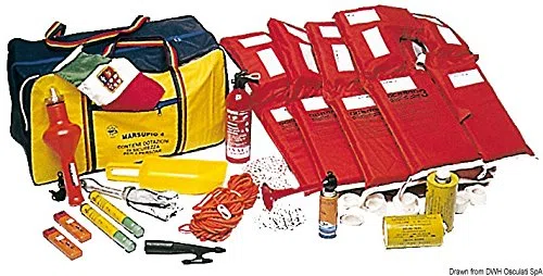 OSCULATI Kit Marsupio 4 Persone Entro 6 miglia
