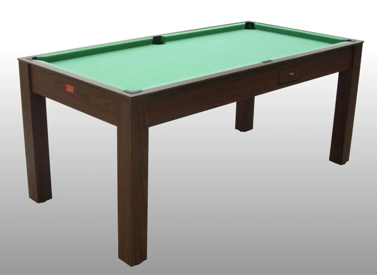 Tavolo Multigioco Advance 3 in 1 (185 cm) - Biliardo, Ping Pong e Tavolo da Pranzo - Disponibile in Color Legno o Bianco