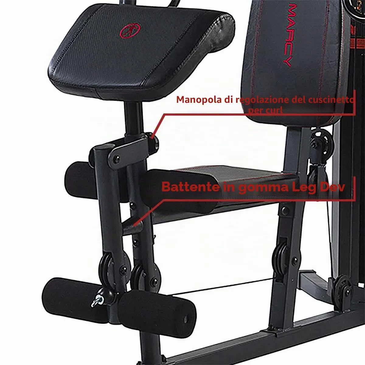 Marcy MWM-988 Multifunzione Acciaio Casa Palestra 150LB Macchina Stack Peso