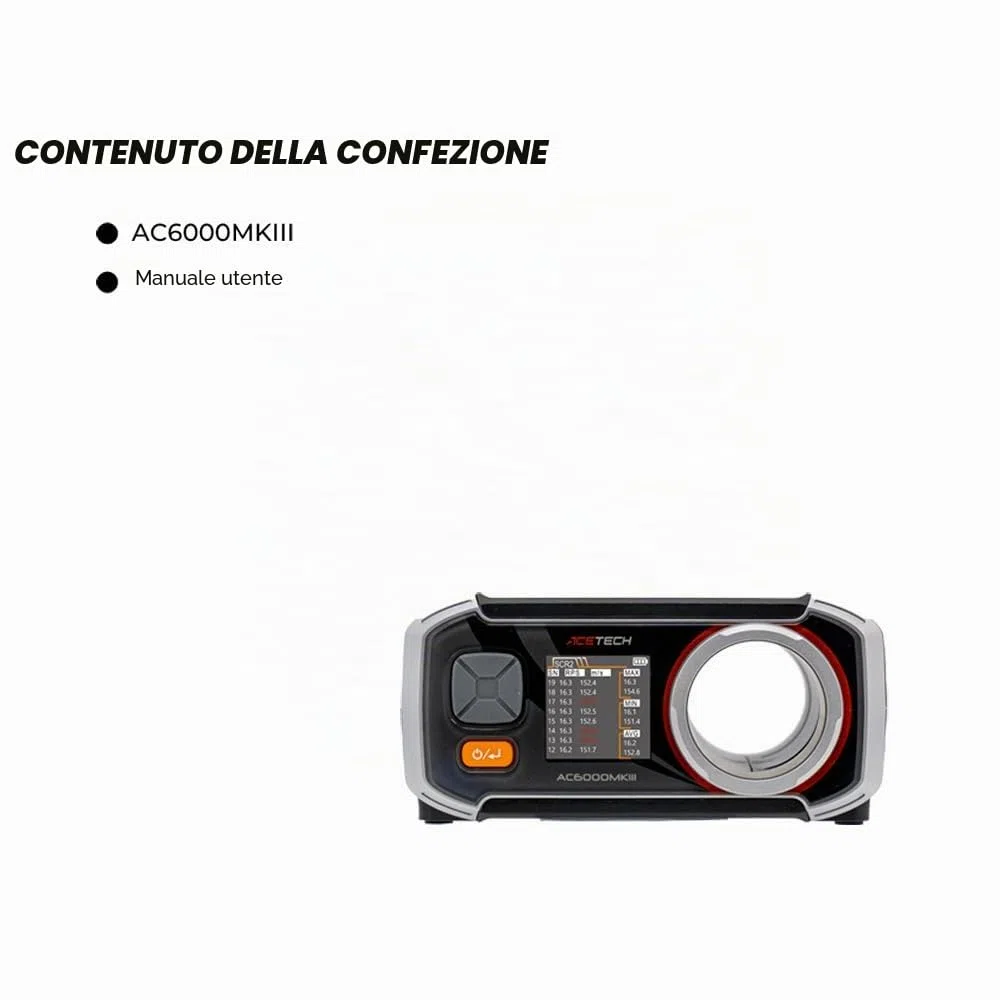ACETECH Cronografo Airsoft Serie BBS Misuratore di Velocità di Sparo Chrono per Gamer (AC6000 MKIII (Standard))
