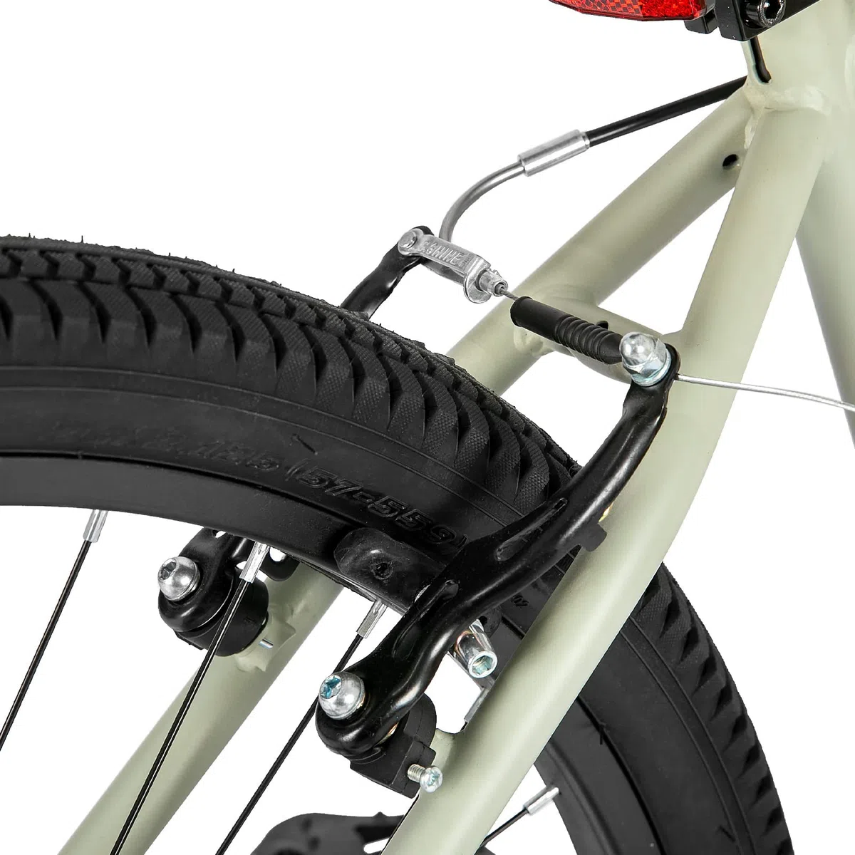 Hiland Carriola Freestyle per bambini 24/26" a 2 sezioni con catena in acciaio, freno a mano singolo, colore/blu/grigio