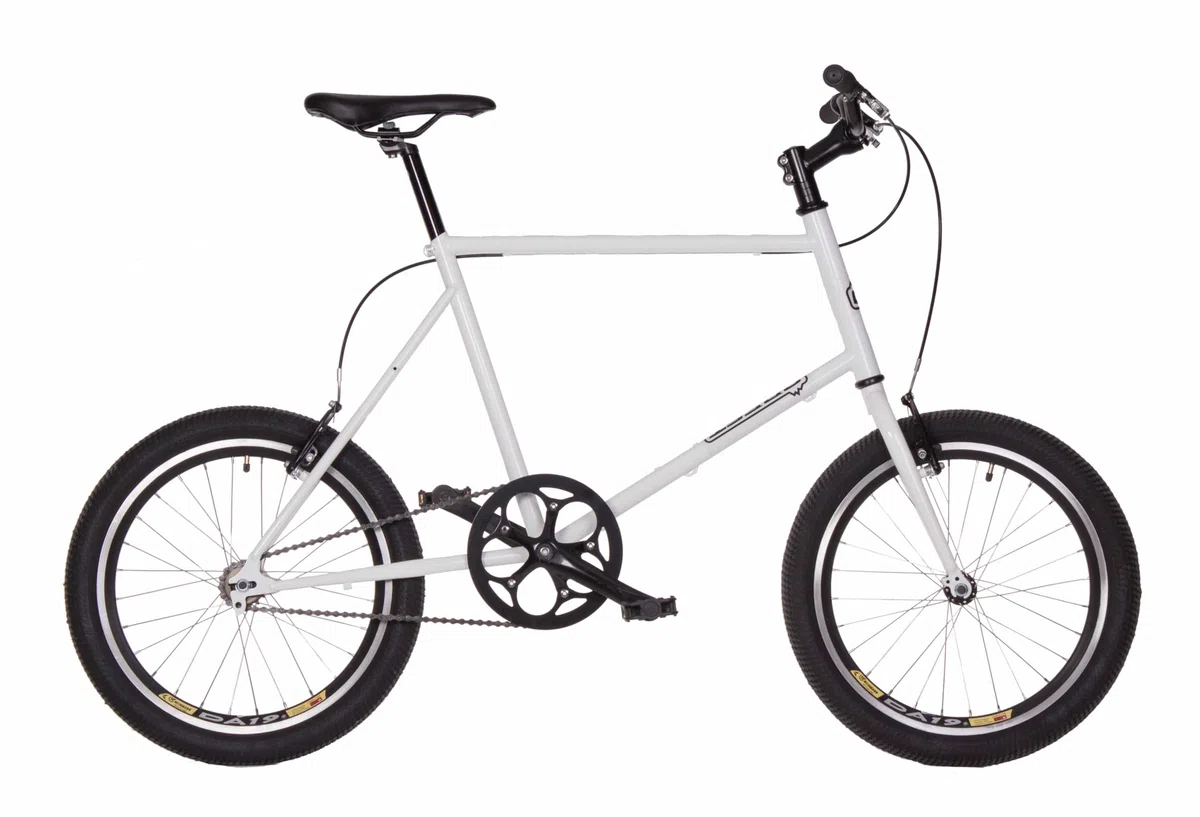 Mini Velo Bicicletta con ruote da 20 pollici taglia unica 480 mm bianca