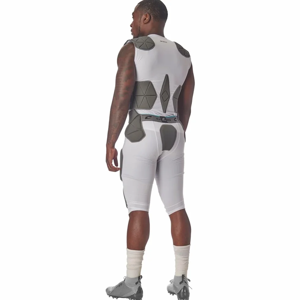 Champro Man-up-Cintura da Calcio A Compressione con 7 Cuscinetti, Unisex Adulto