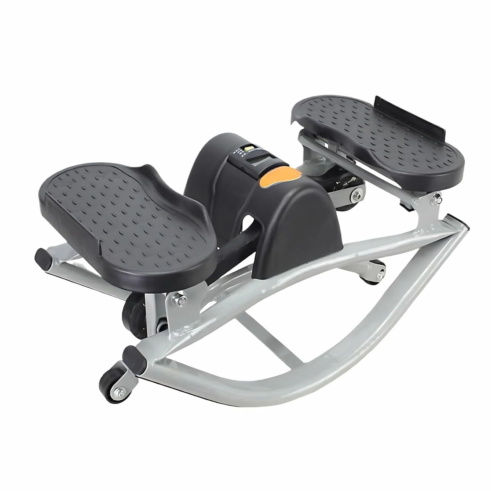 Stepper Laterale Portatile con Fasce di Resistenza | Macchina Fitness Compatta per Casa, Ufficio e Soggiorno | Allenamento Addominali, Gambe e Glutei | Mini Stepper Silenzioso e Salvaspazio