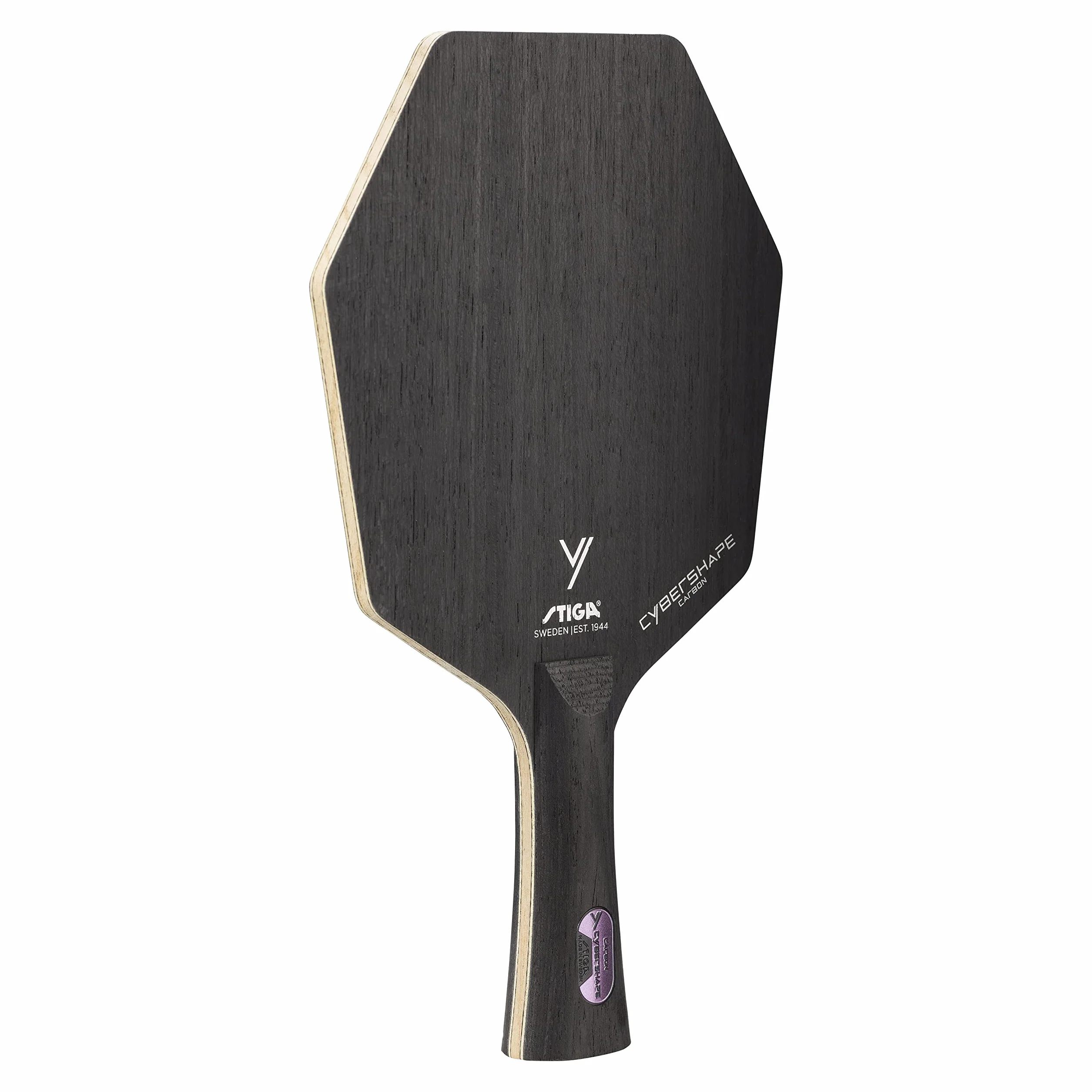 STIGA Legno da ping pong Cybershape Carbon con tecnologia CWT Custom Weight