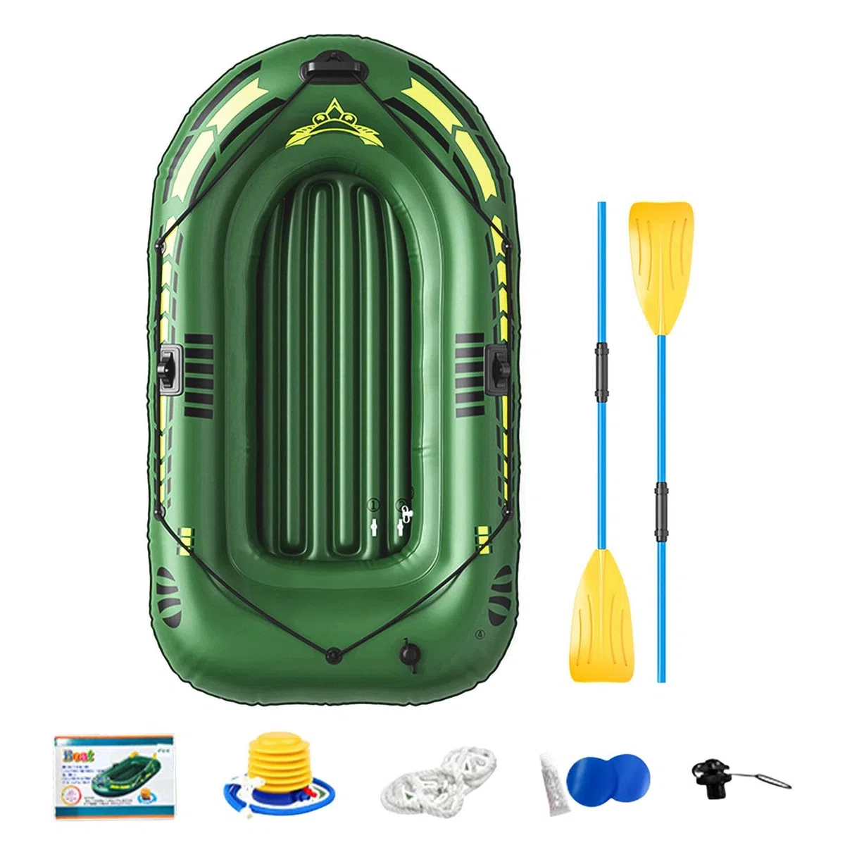 Kayak Gonfiabile Per Adulti - Gommoni Sportivi, Kayak Portatile Per Zattera | Barca Da Pesca All'aperto Con Pompa A Remi, Pedalò Riempito D'aria Per Lago, Riva, Rafting All'aperto, Pesca, Viaggi