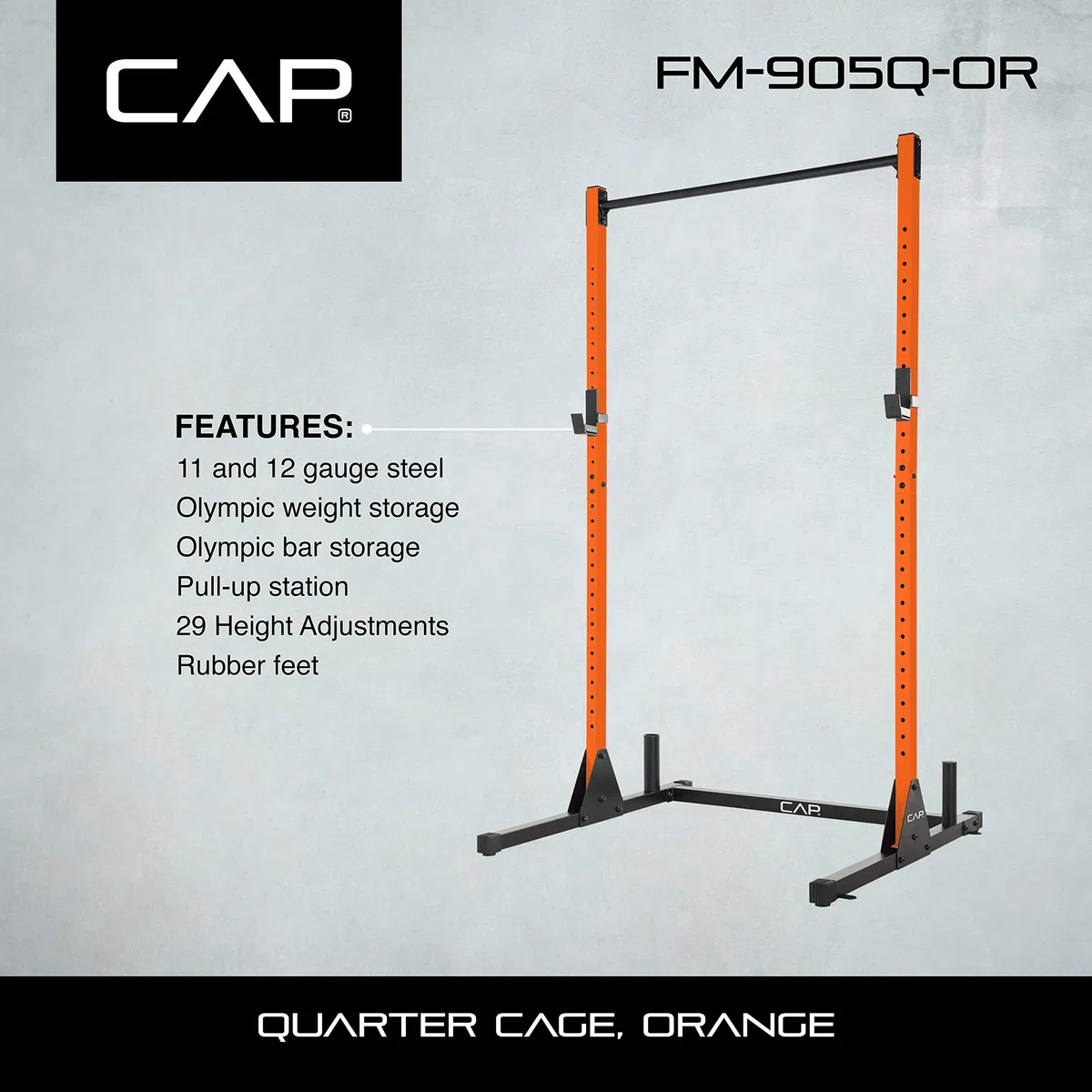 Cap Barbell FM-905Q Serie colore Esercizio Stand Power Rack