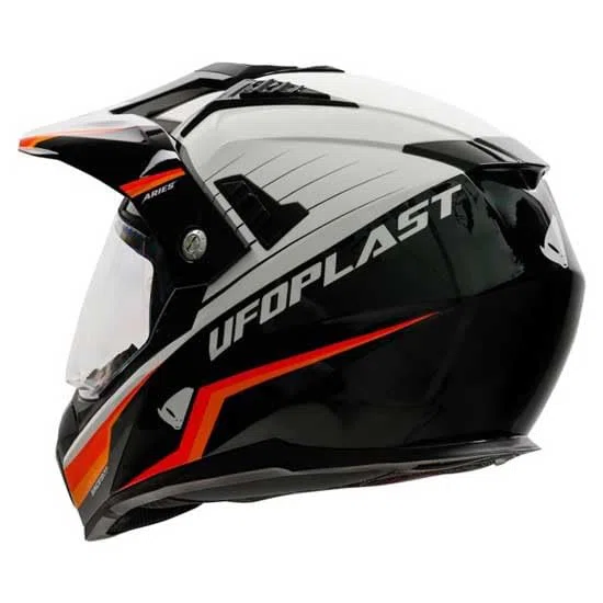 UFO PLAST CASCO ARIES BIANCO/NERO M