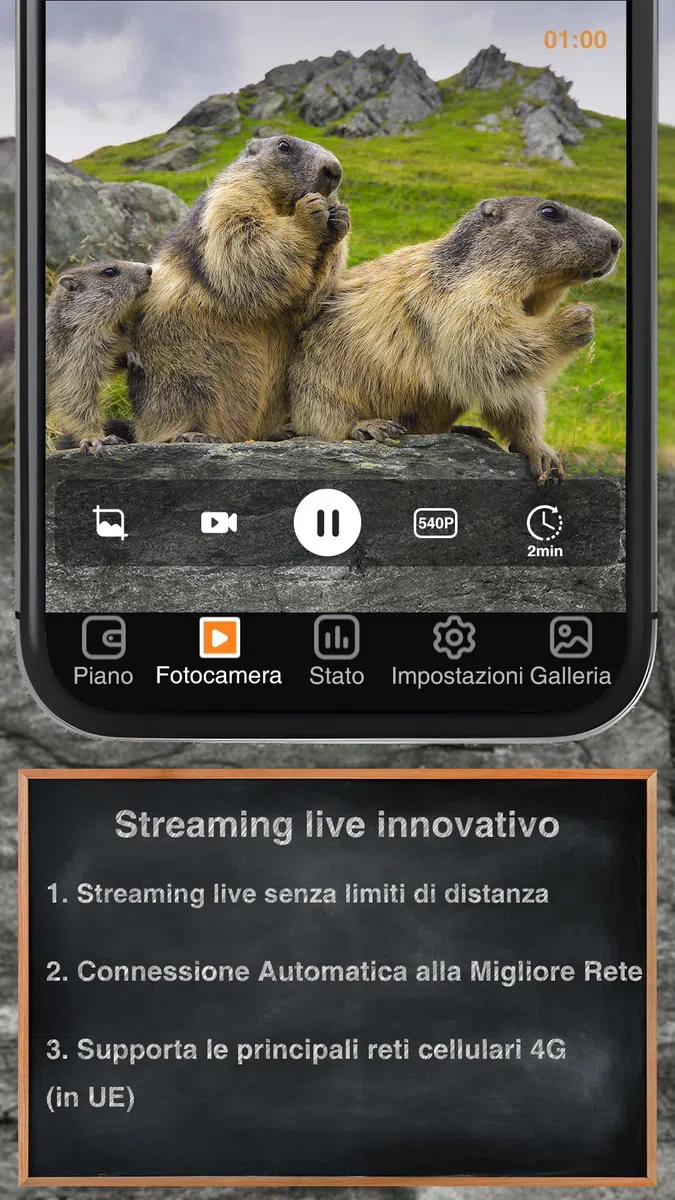 GardePro X50 Pro Max Fotocamera da Caccia 4G LTE con Streaming Live, Batteria Ricaricabile da 8000mAh, Scheda SD Integrata, 48MP 1296P, Animali Movimento Attivato Visione Notturna Esterna X50PLMB