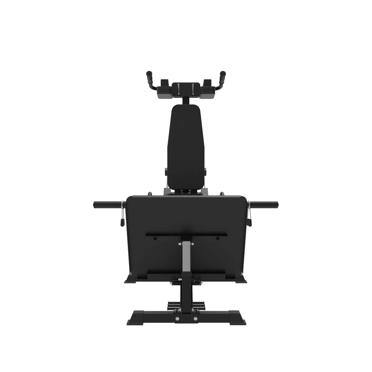 Bad Company Pressa per gambe & Hackenschmidt Macchina con blocco di sollevamento polpacci I Stazione di potenza per Homegym compatibile con dischi da 30 mm e/o 50 mm I BCA-149/B
