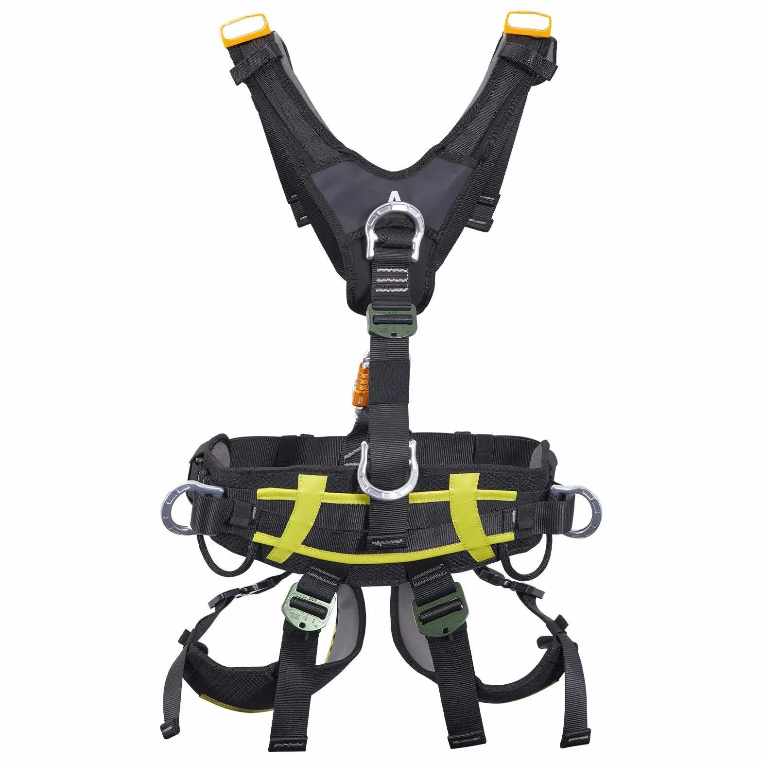 SOB Imbracatura di Sicurezza per Tree Stand da Caccia, Regolabile e Traspirante con Rotazione 360°, Imbottitura Comfort per Arrampicata all’Aperto