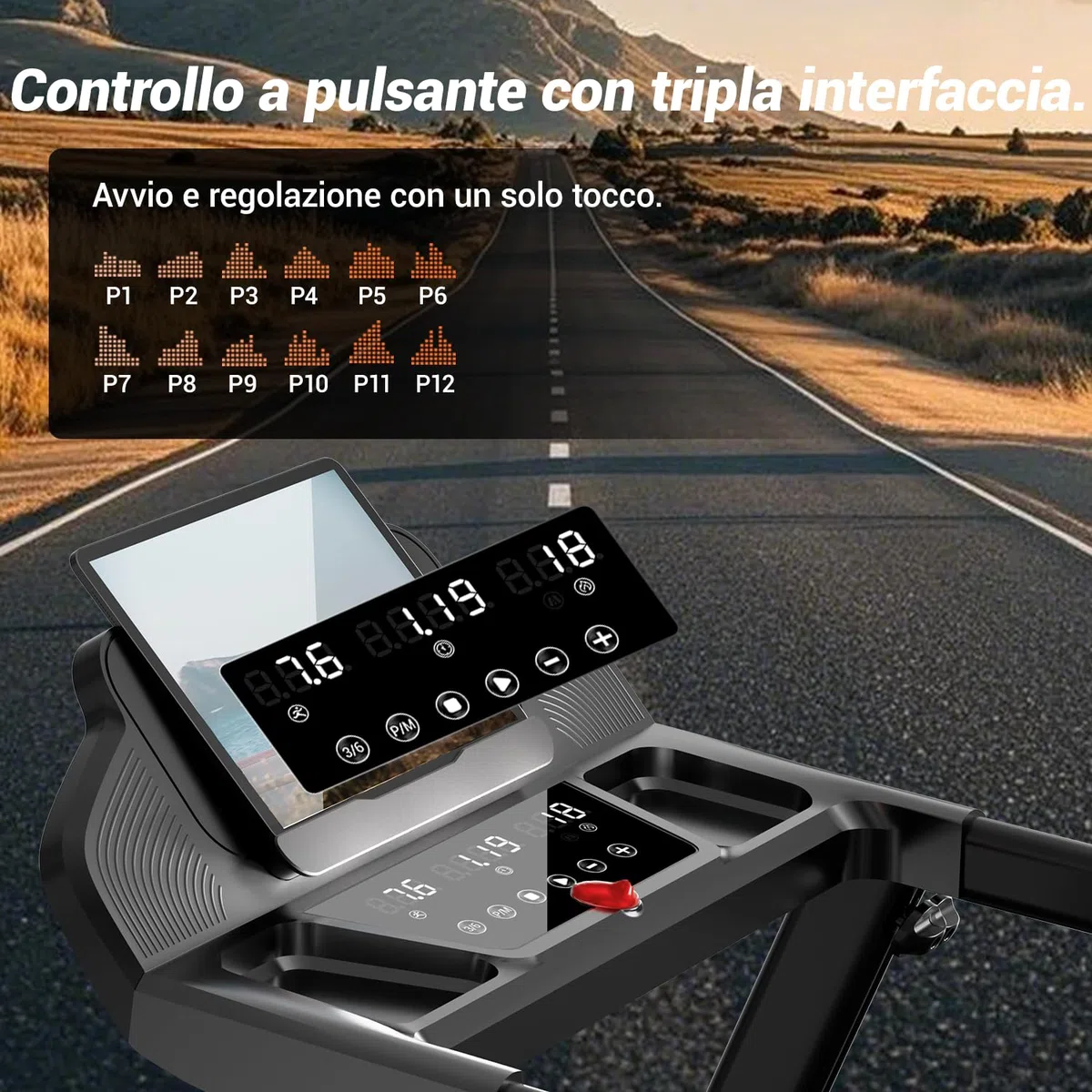 LONTEK Tapis Roulant Salvaspazio con Inclinazione 15%, Tapis Roulant Elettrico 12KM/H, Tapirulan Pieghevole da Casa con Motore da 3.0 HP e Display LED, Carico Massimo 136KG