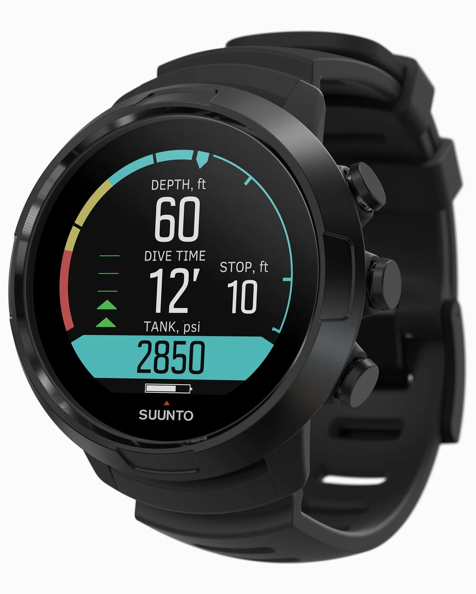 SUUNTO Dive D5 Orologio Subacqueo Digitale, Display Colori, Impermeabile 100 m, Computer Subacquei con Funzioni di Sveglia, Cronometro, Meteo, Bussola, Durata della Batteria 12 Ore in modalità Scuba