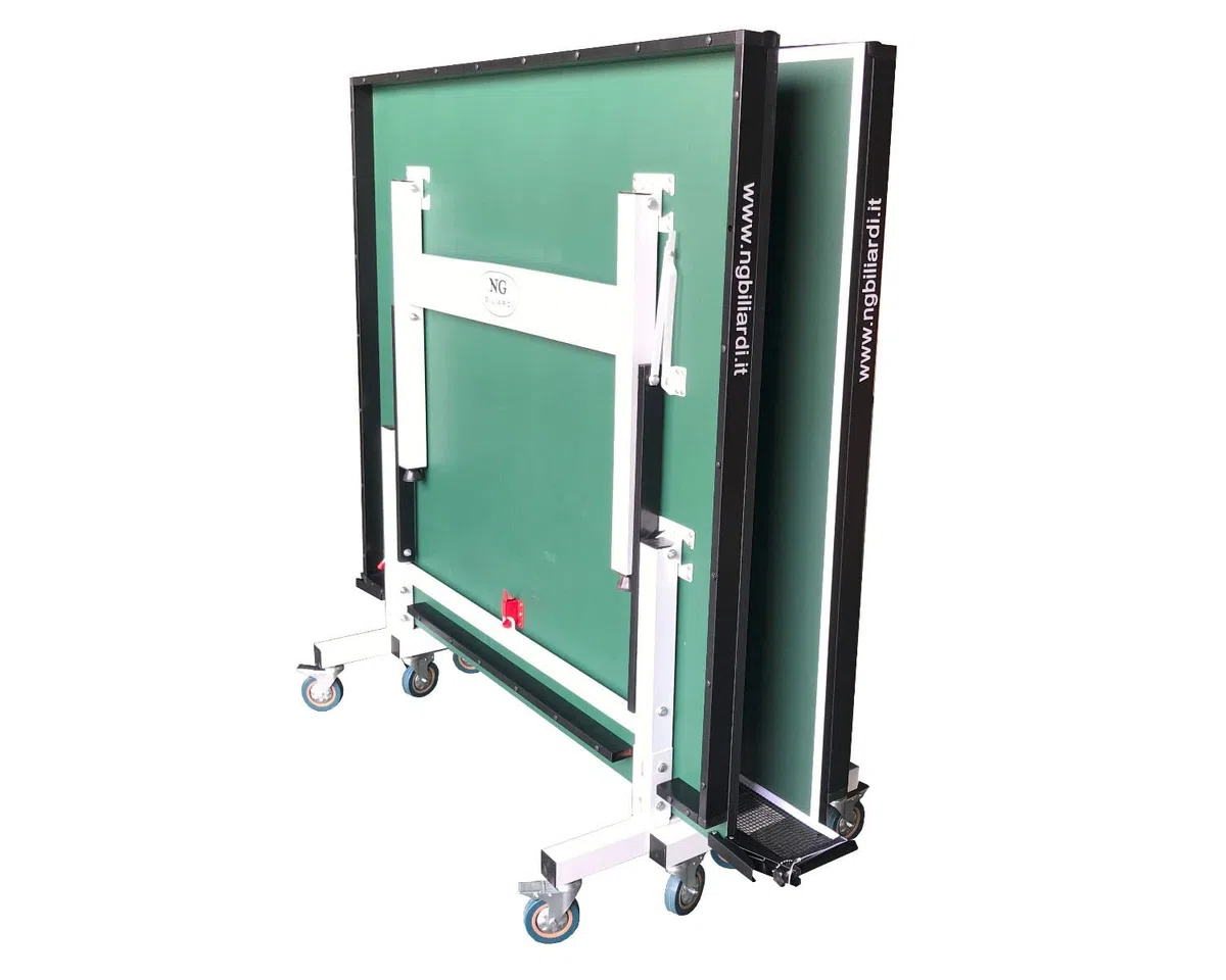 NG Biliardi Tavolo da Ping Pong Smash Interno (Verde) 274x152,5x76 cm
