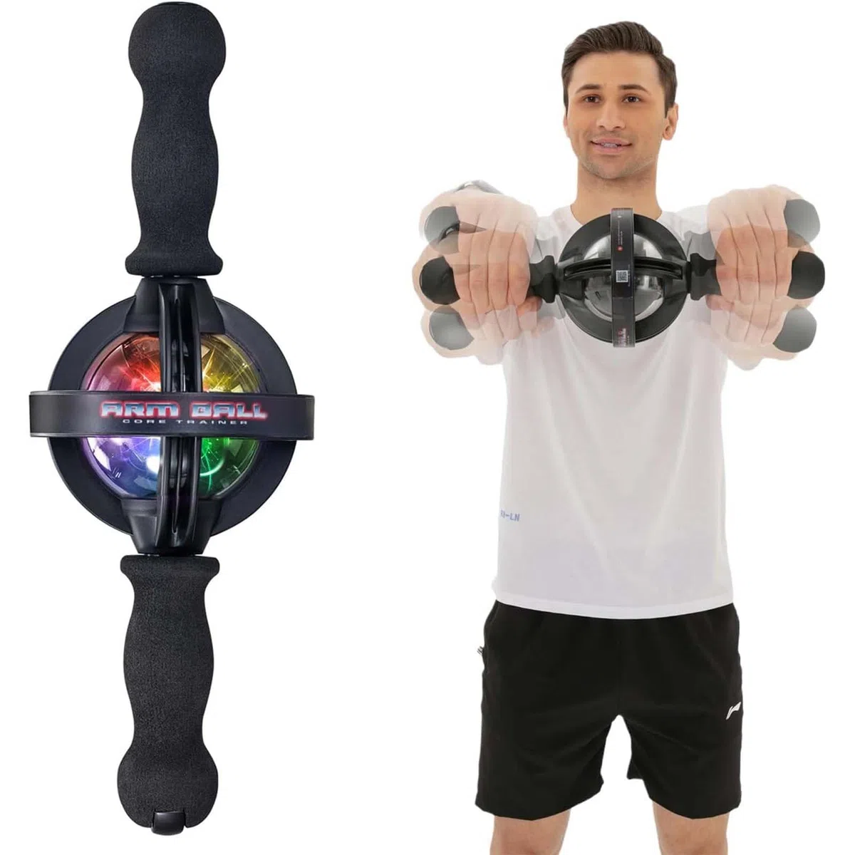 Palla giroscopica per allenare braccia e muscoli più forti, dispositivo fitness per allenare la forza delle braccia
