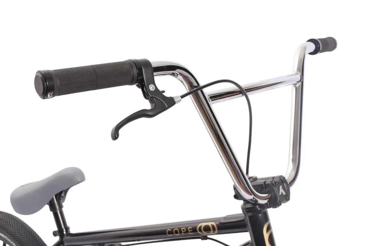 KHE COPE BMX 20 pollici – Freestyle Bike 11,1 kg – Affix Rotor – Telaio HiTen – Manovella 3 pezzi – Pneumatici da 2,4" – Grindguard – Park Street Pumptrack – Modello 2025 – Gloss Black