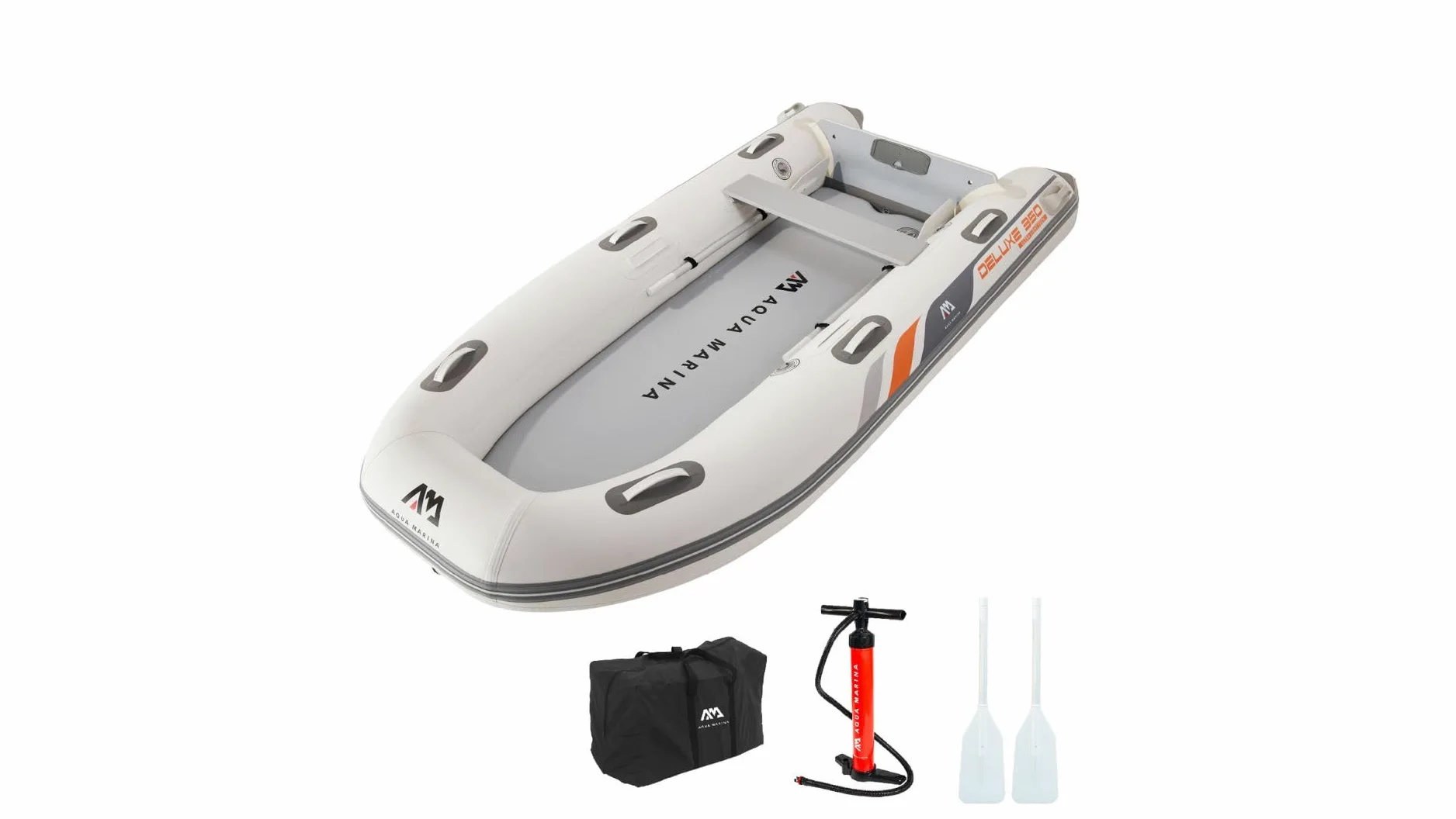 Aqua Marina Deluxe, U-Type Yacht Tender con DWF Air Deck, 3,5 metri di lunghezza