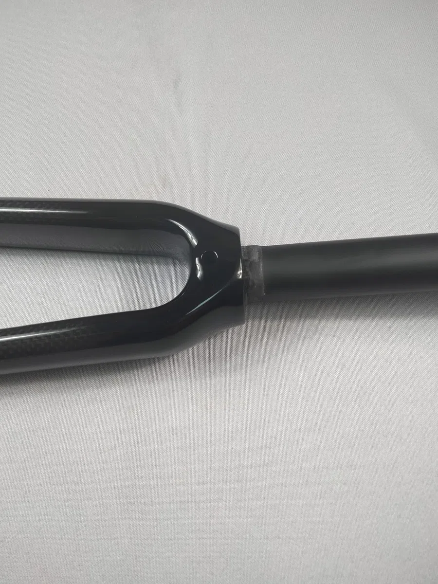 Forcella per bici da strada 700C 3K in fibra di carbonio con tubo dritto 28,6 mm C-Braking