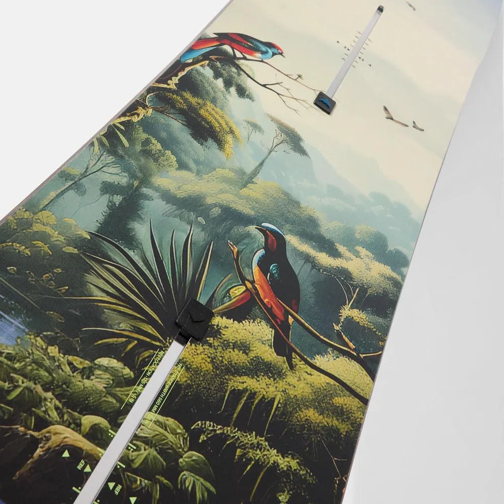 Burton - Tavola da snowboard personalizzata Camber Jungle Uomo - Uomo - Dimensione 154 - Verde