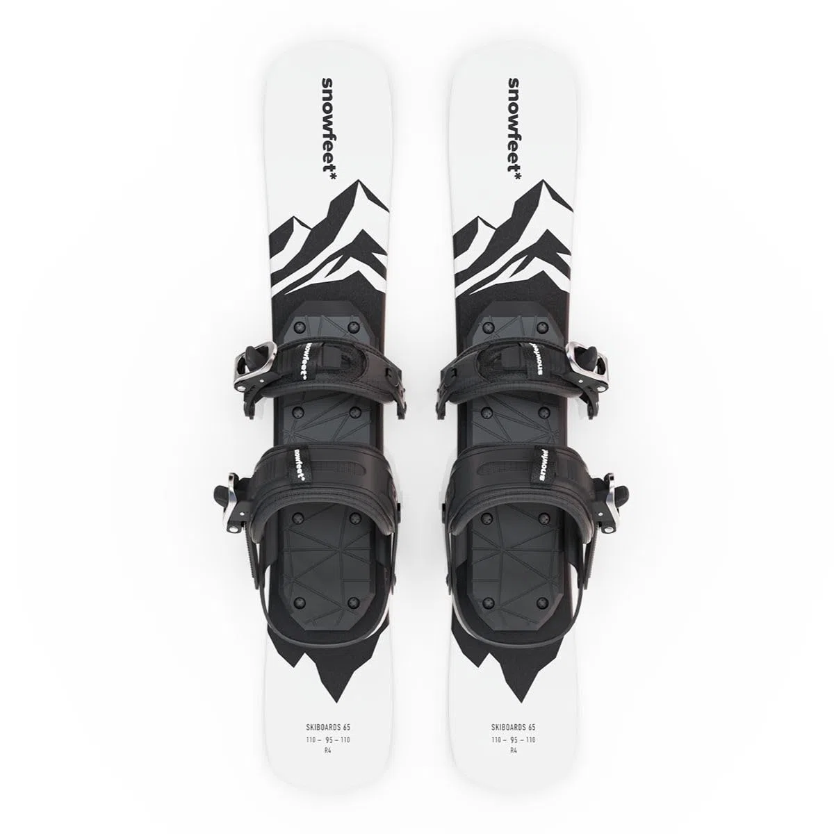Mini sci corto per neve | Snowblade Skiboards | Snowfeet | 65 cm