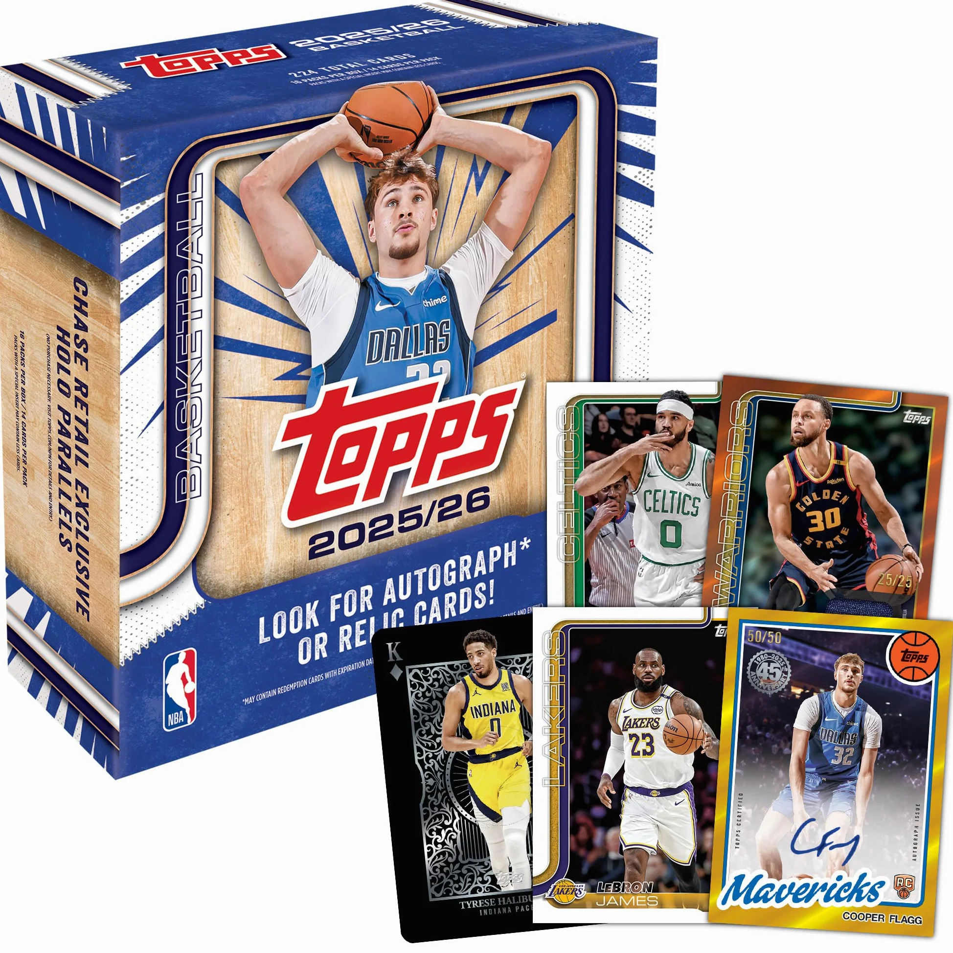 Pallacanestro Topps 2025-26 - Sigillato in fabbrica - Mega Box