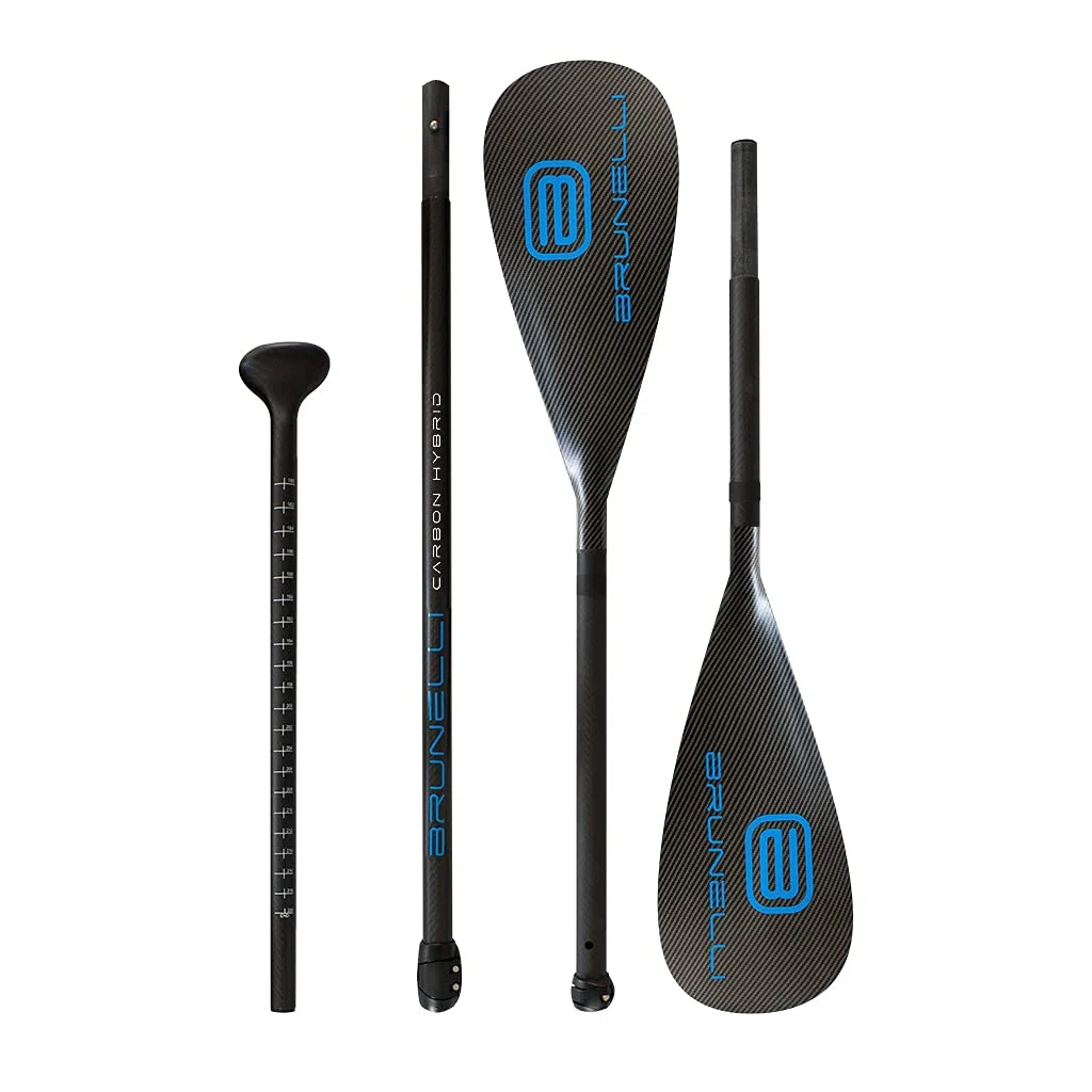 Brunelli Carbon Hybrid Kajak Dual Tech Paddle 2 in 1 SUP Paddle 180-220 cm