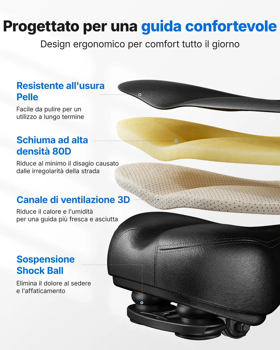 MERACH Cyclette da Casa con Resistenza Regolabile, Bicicletta da Appartamento Silenziosa con Schermo LED Migliorata, Sedile Comodo e Grande, App Esclusiva, Aerobica Domestica, Capacità Massima 136KG