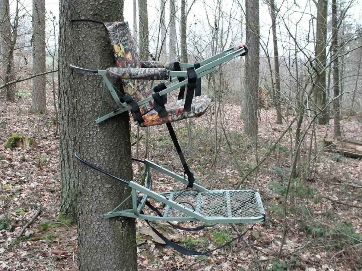 SUTTER Altana da Caccia Climbing & Hang-on trasportabile, la Pratica Alternativa alle postazioni soprelevate per Albero