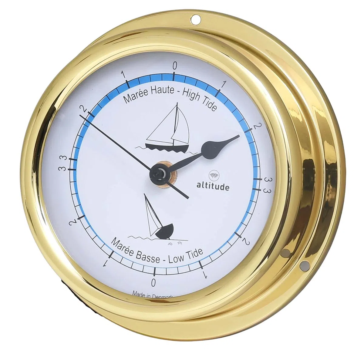 Delite Altitude 866im Orologio da barca Tiden, in ottone, larghezza x altezza: 150 mm x 42 mm